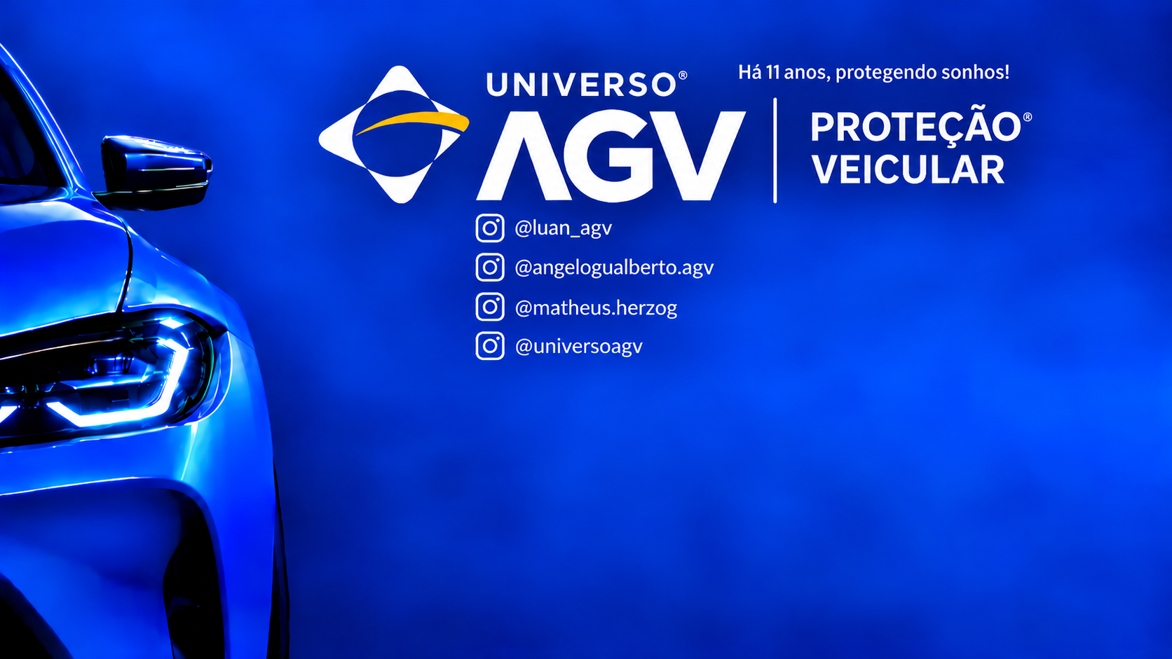 Universo AGV — proteção veicular